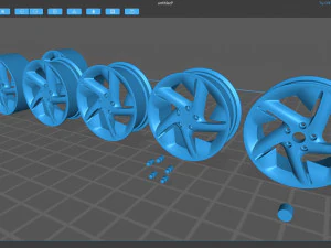 HSV VN Group A 20inch Wheel 3D Print Model