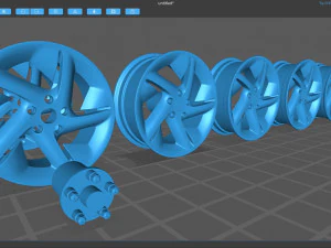 HSV VN Group A 20inch Wheel 3D Print Model