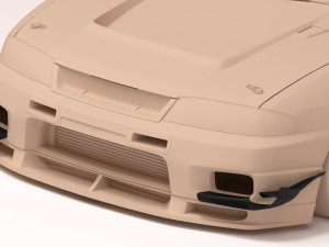 R33 GTR Auto Select Cannard Set 3D Baskı Modeli
