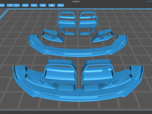 M3 G80 Vorsteiner Front Parts Modello di stampa 3D