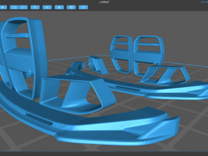 M3 G80 Vorsteiner Front Parts Modello di stampa 3D