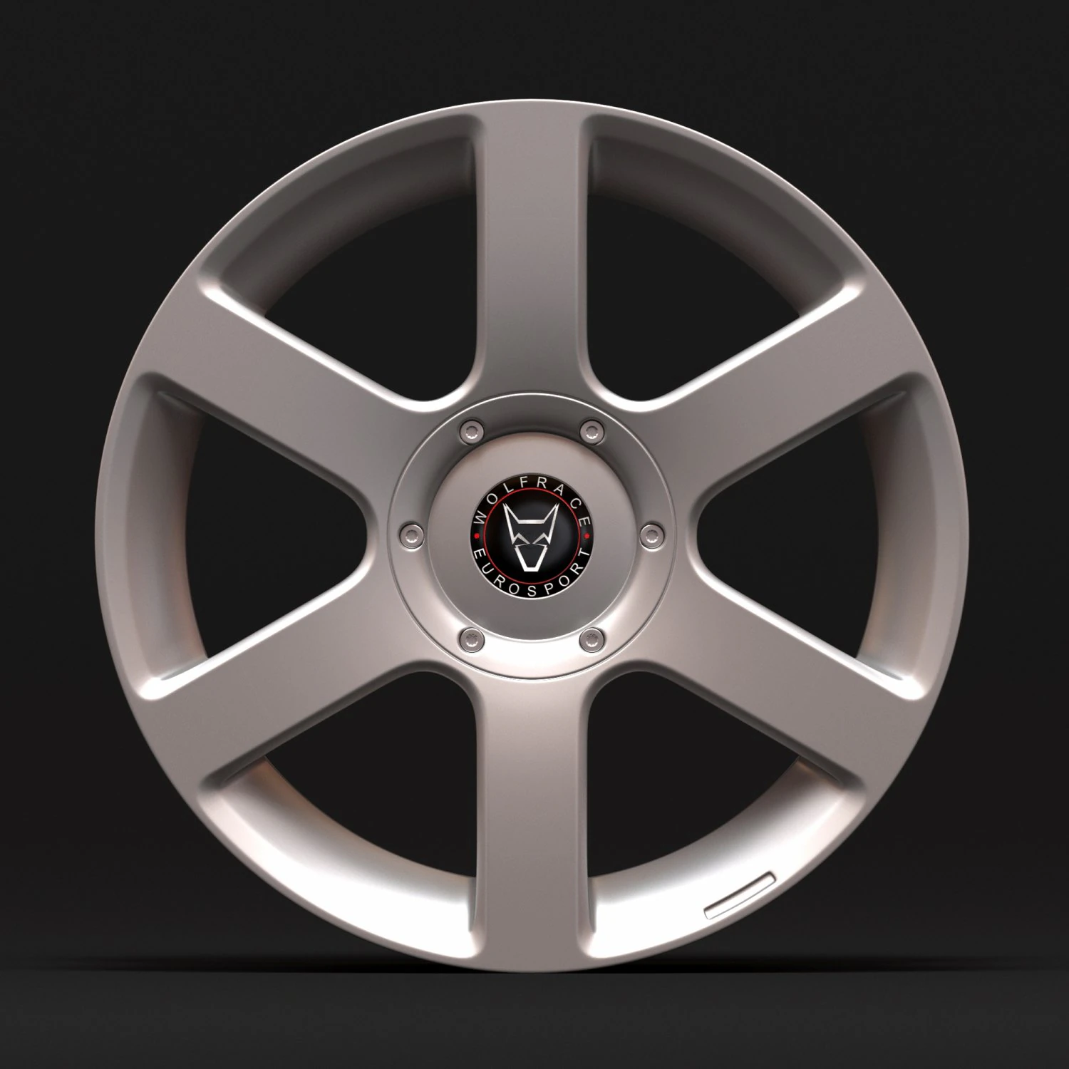 Wolfrace Voodoo Rim 3D Print Model .c4d .max .obj .3ds .fbx .stl .blend 
