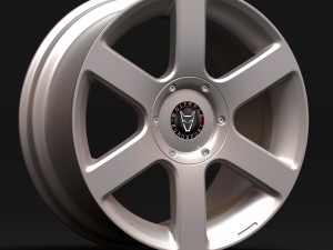 Wolfrace Voodoo Rim 3Dプリントモデル