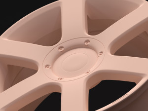 Wolfrace Voodoo Rim 3Dプリントモデル