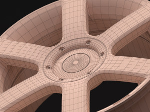 Wolfrace Voodoo Rim 3Dプリントモデル