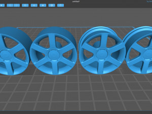 Wolfrace Voodoo Rim 3Dプリントモデル