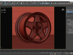 Revolution RFX 6 Rim 3D Print Model