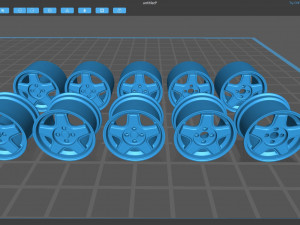 Revolution RFX 6 Rim 3Dプリントモデル
