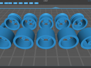 Revolution RFX 6 Rim 3Dプリントモデル