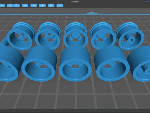 Revolution RFX 6 Rim 3D Print Model