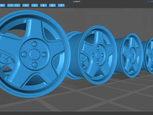 Revolution RFX 6 Rim 3D Print Model