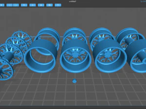 AL13 R80 Rim Printable 3D Print Model