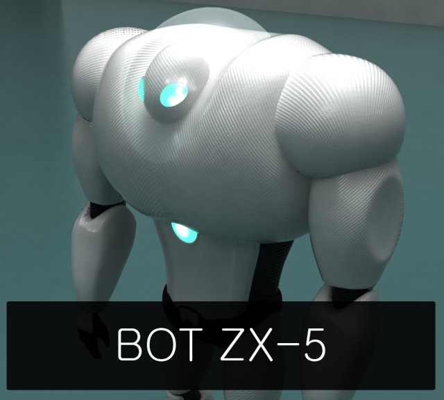 bot zx5 3D Model .c4d .max .obj .3ds .fbx .stl .blend 