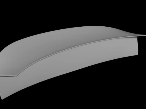 E46 Custom Spoiler 3D Print Model