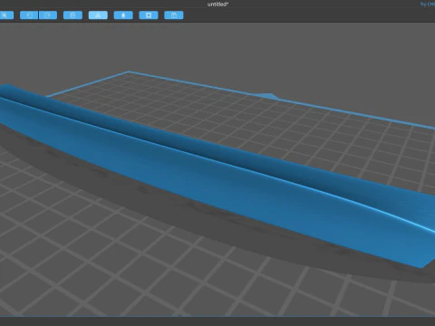E46 Custom Spoiler 3D Print Model