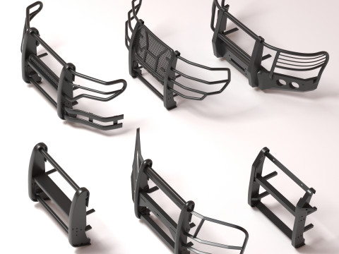 Tahoe Police Push Bumper Pack Modelo de Impressão 3D