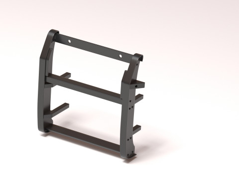 Tahoe Police Push Bumper Pack Modèles 3D en vedette
