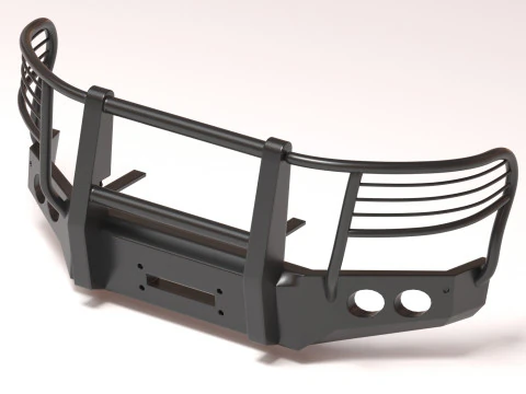 Tahoe Police Push Bumper Pack 3D Print Model