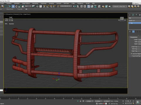 Tahoe Police Push Bumper Pack 3D Print Model
