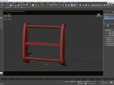 Tahoe Police Push Bumper Pack Modèles 3D en vedette