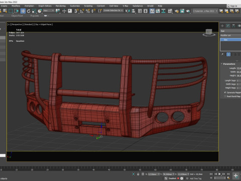 Tahoe Police Push Bumper Pack Modèles 3D en vedette