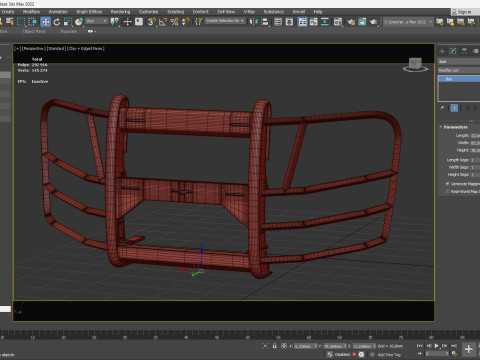 Tahoe Police Push Bumper Pack Modèles 3D en vedette