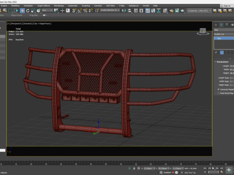 Tahoe Police Push Bumper Pack Modèles 3D en vedette
