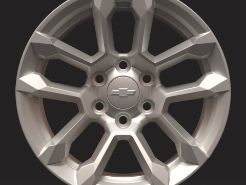 Tahoe Silverado 2025 OEM Rim Modèles 3D en vedette