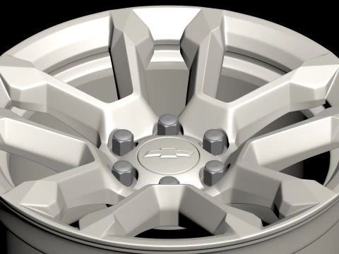 タホ シルバラード 2025 OEM リム 3Dプリントモデル