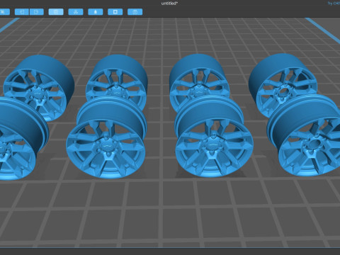 Tahoe Silverado 2025 OEM Rim Modello di stampa 3D