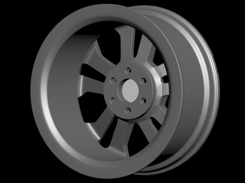 Silverado 1500 2025 OEM Rim 3D Print Model