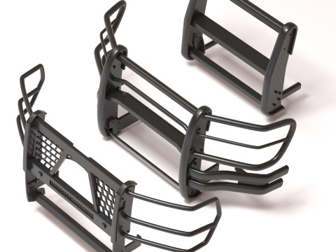 F150 Police Pushbumpers 3D Baskı Modeli