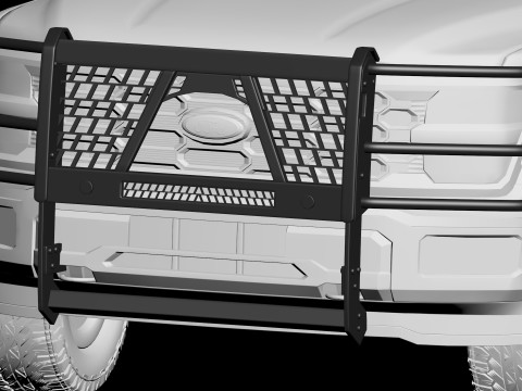 F150 Police Pushbumpers 3D 打印模型