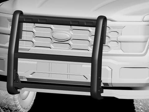 F150 Police Pushbumpers 3D 打印模型