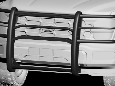 F150 Police Pushbumpers 3D 打印模型