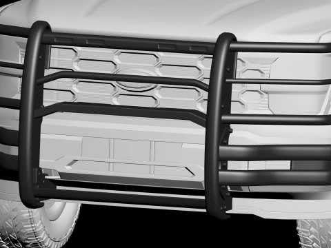 F150 Police Pushbumpers 3D Print Model