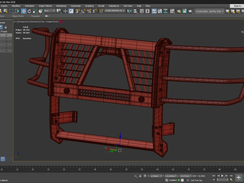 F150 Police Pushbumpers 3D 打印模型