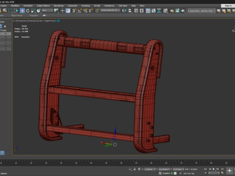 F150 Police Pushbumpers 3D 打印模型