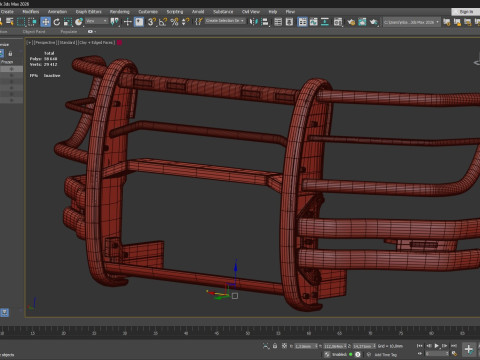 F150 Police Pushbumpers 3D 打印模型
