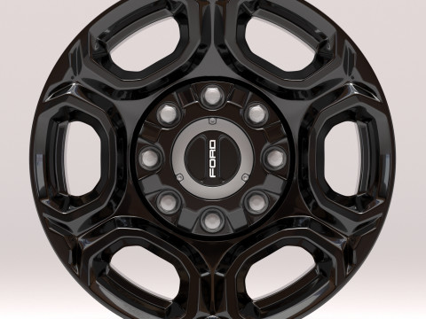 Super Duty F-350 Rims 3D Baskı Modeli