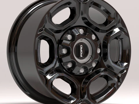 Super Duty F-350 Rims 3D Print Model
