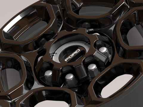 Super Duty F-350 Rims 3D Print Model