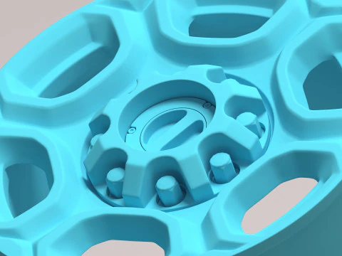 Super Duty F-350 Rims 3D Print Model