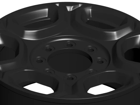 Super Duty F-350 Rims 3D Print Model