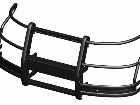 2025 Explorer Police Interceptor Utility Pushbumpers 3D Print Model