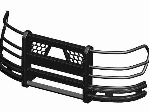 2025 Explorer Police Interceptor Utility Pushbumpers 3D Print Model