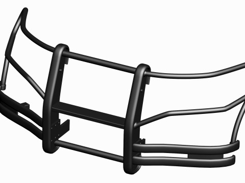 2025 Explorer Police Interceptor Utility Pushbumpers 3D 프린트 모델