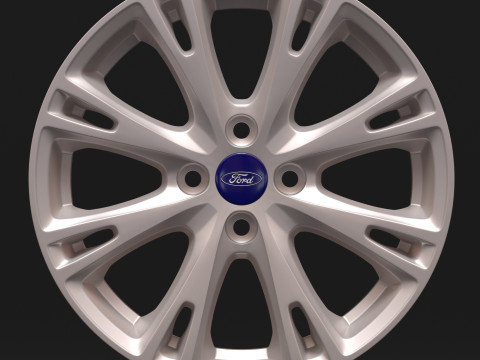 Fiesta mk7 Alloy Wheels 3D 打印模型