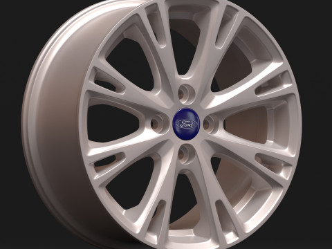 Fiesta mk7 Alloy Wheels 3D प्रिंट मॉडल