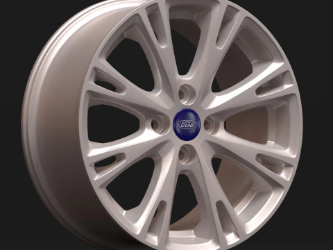 Fiesta mk7 Alloy Wheels 3D Print Model